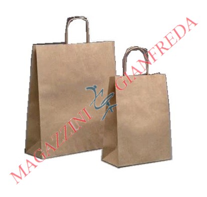 BUSTA REGALO CON CORDONCINO CM. 22X10X27 AVANA SEALING